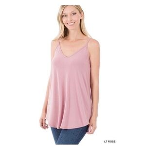 NWT Zenana tunic length camisole.
